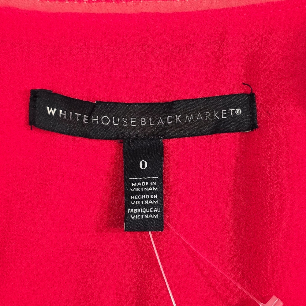 White House Black Market Sleeveless Pink Blouse Size-0 - Picture 7 of 13